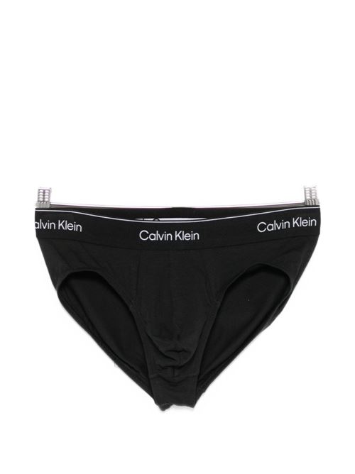 Slip intimo uomo Calvin Klein 3 pack neri stretch Calvin Klein | LV00NB43884OI